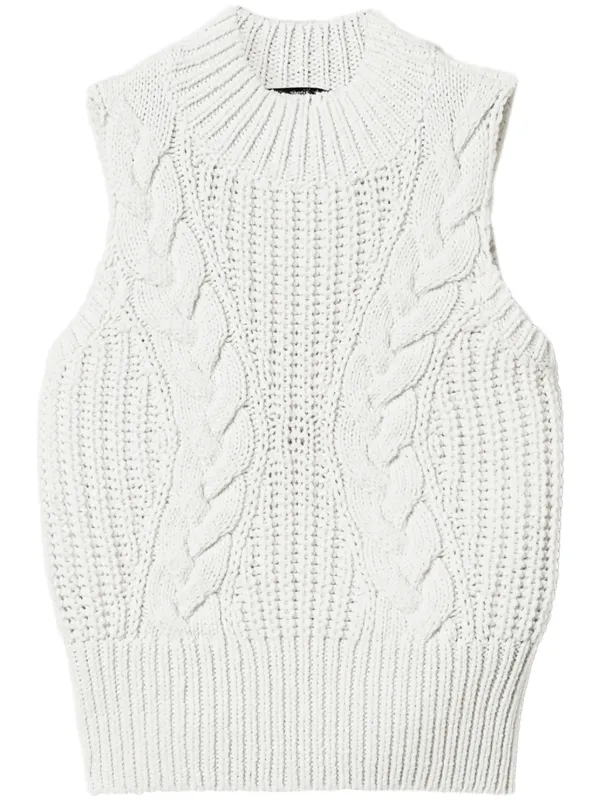 TWINSET ニットベスト | ホワイト | FARFETCH JP