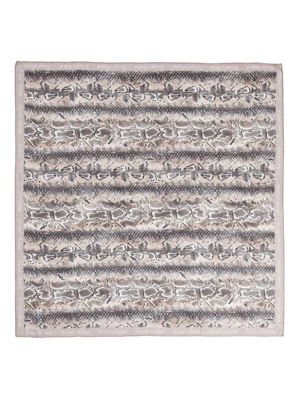 TWINSET snakeskin-print scarf | Neutrals | Image 1