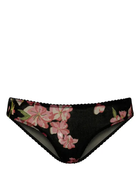 TWINSET devoré velvet briefs
