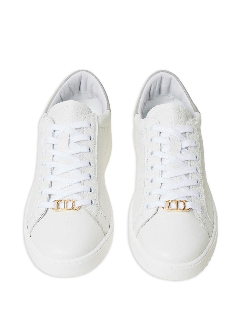 TWINSET logo-plaque sneakers White