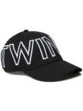 TWINSET logo cap - Black