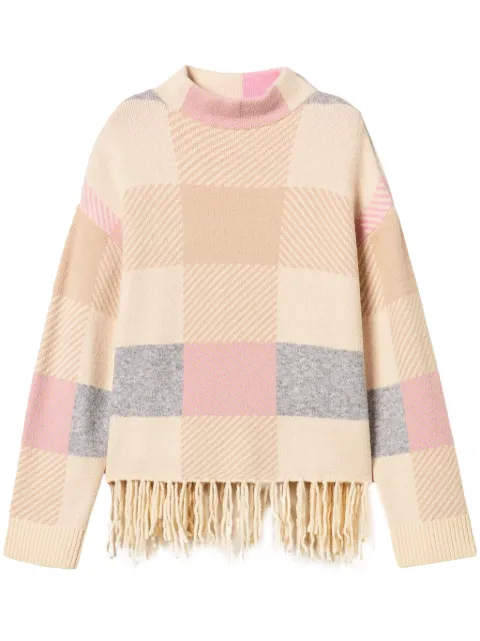 TWINSET checked knitted jumper