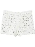 TWINSET floral-embroidered shorts - Neutrals