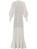 TWINSET knitted maxi dress - White