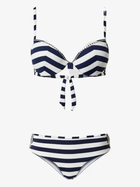 TWINSET bikini con motivo de rayas