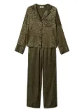 TWINSET Mannish jacquard pyjama set - Green
