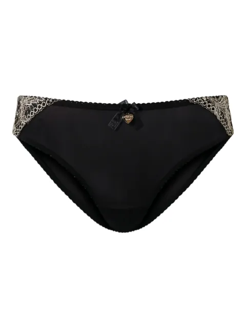 TWINSET tulle-panelled briefs