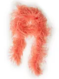 TWINSET feather-embellished scarf - Pink