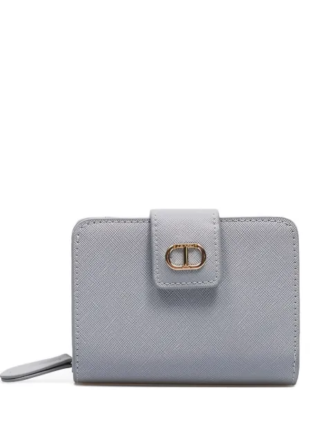 TWINSET flap-fastening logo wallet