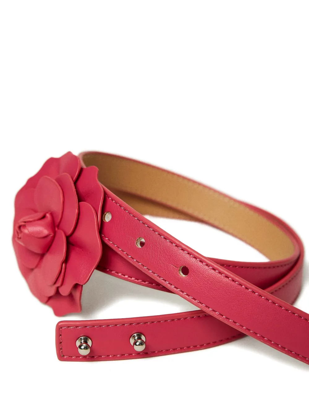 TWINSET Riem met bloemapplicatie - Roze