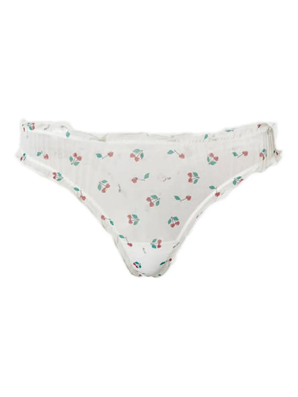 TWINSET Twee strings met ruches en kant - Rood