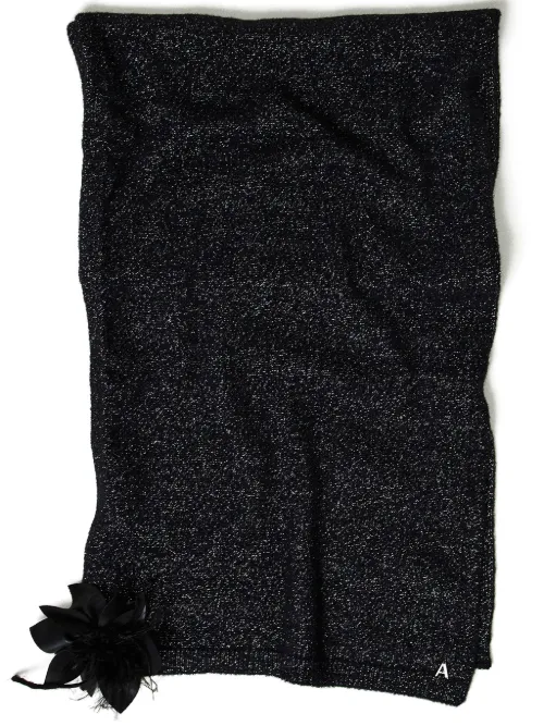 TWINSET écharpe en maille - Noir - TWINSET - Modalova