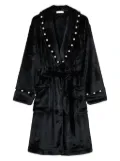 TWINSET faux-fur dressing gown - Black