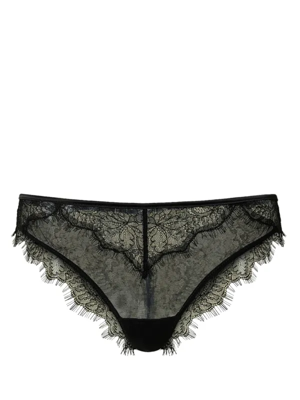 TWINSET レース ブラジリアンショーツ | ブラック | FARFETCH JP