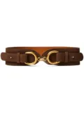 TWINSET clasp leather belt - Brown