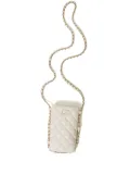 TWINSET quilted phone case - White