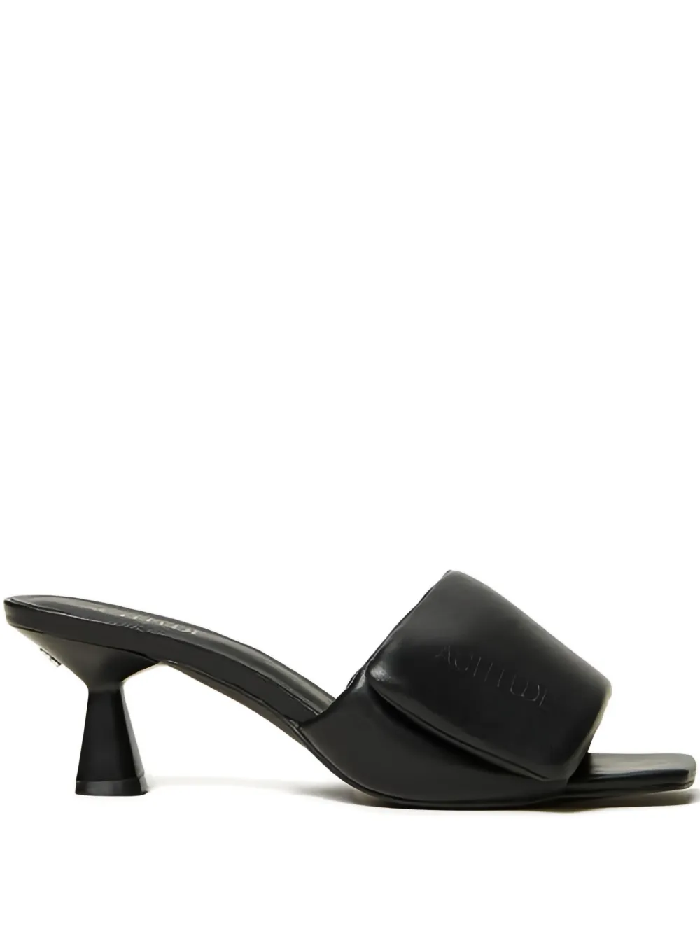 TWINSET padded-upper heeled sandals Black