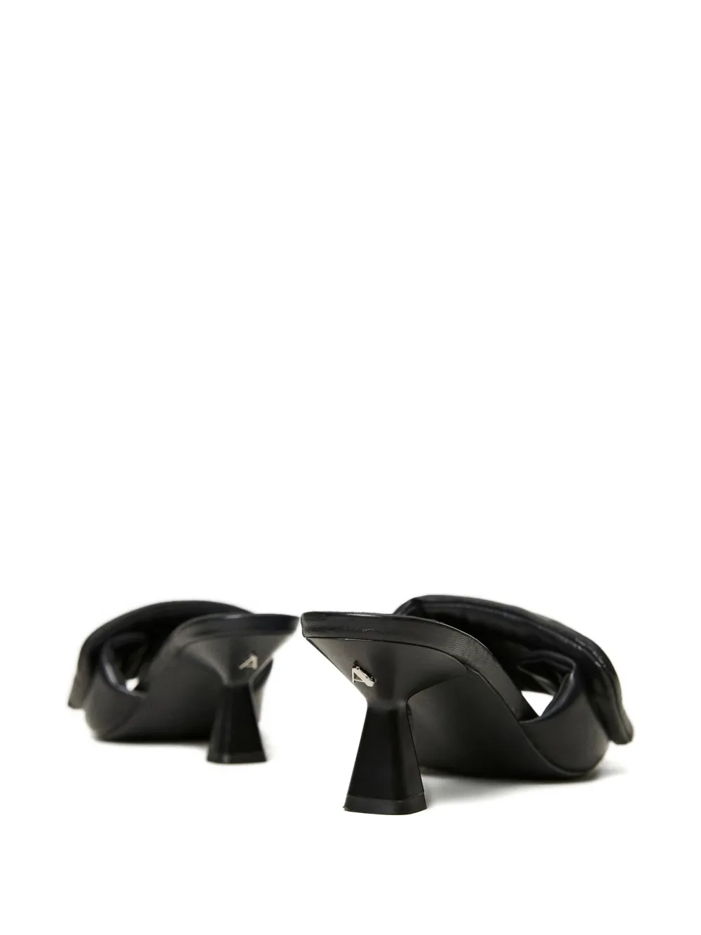 TWINSET padded-upper heeled sandals Black