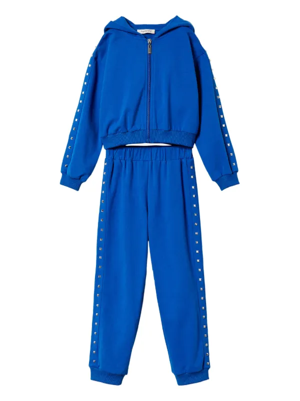 TWINSET Kids Studded Tracksuit Blue FARFETCH AU