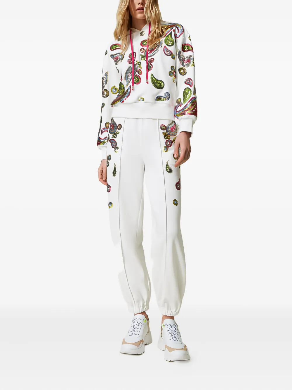 TWINSET paisley sequin-embellished sweatshirt | Sweaters | Image 2