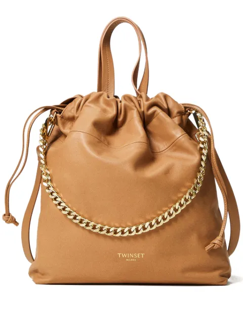 TWINSET sac seau à logo imprimé