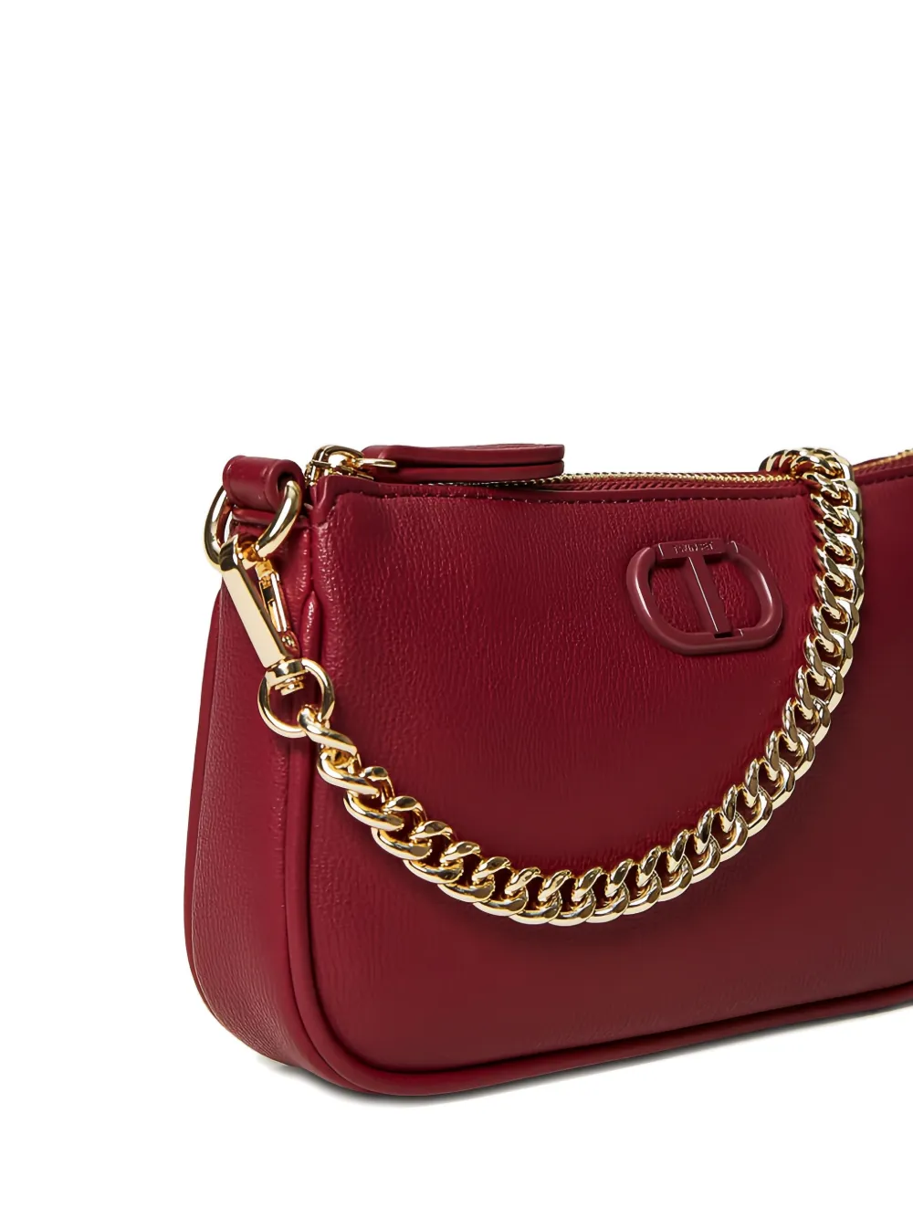 Twinset Together Chain-handle Shoulder Bag In Red