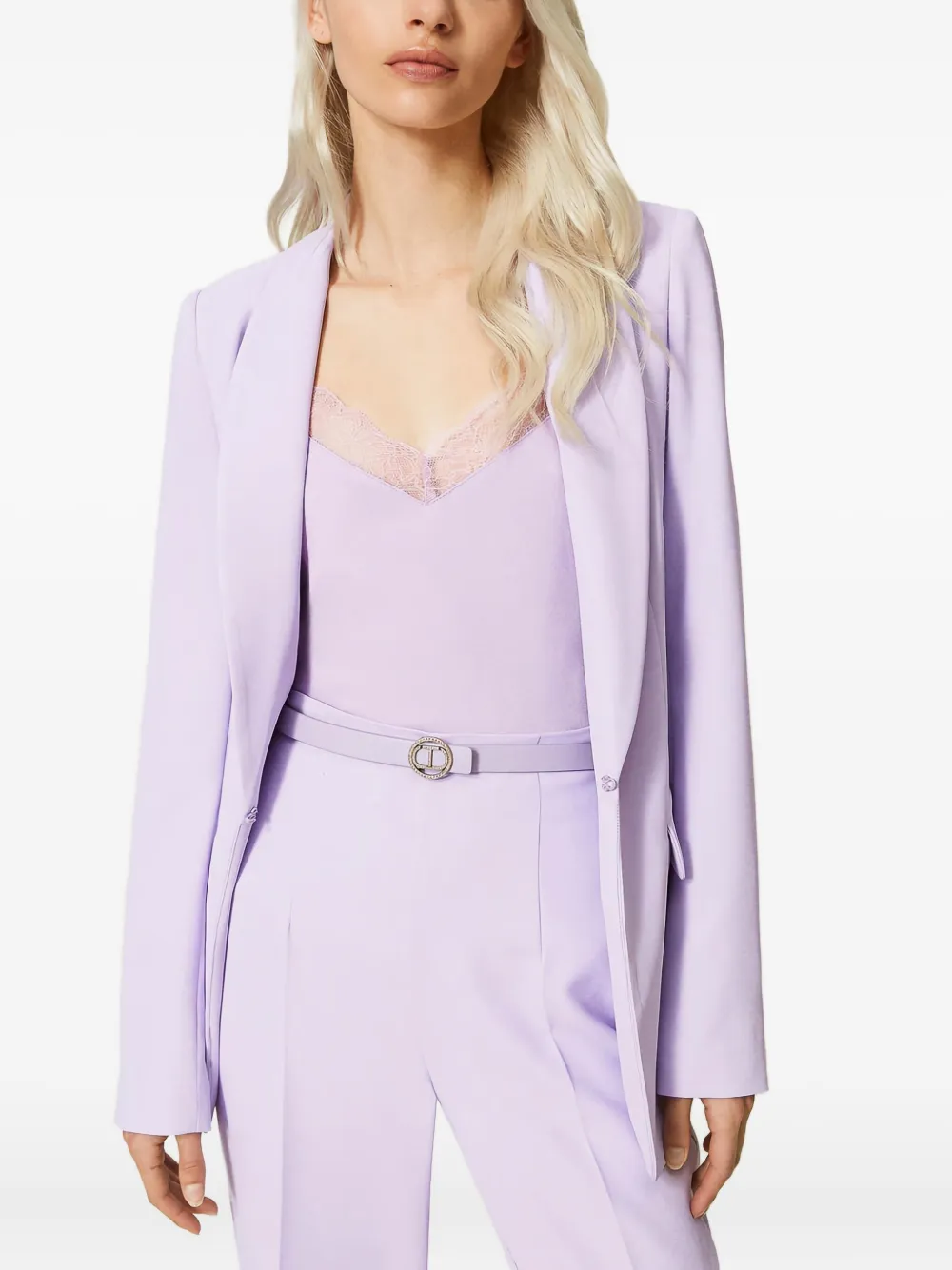 TWINSET Oval-T gespriem Paars