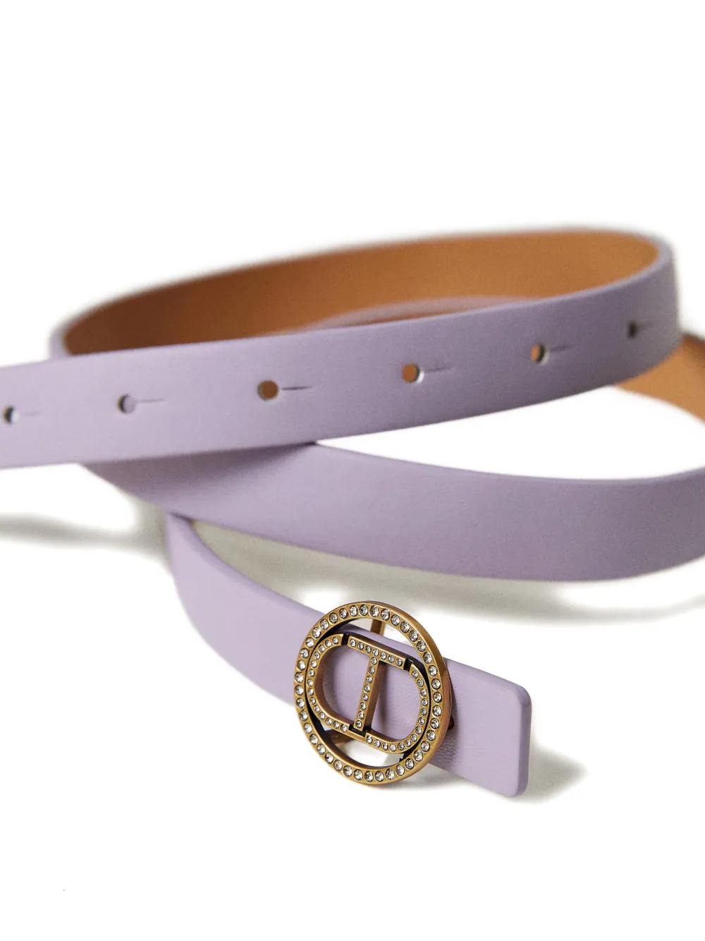 TWINSET Oval-T gespriem - Paars
