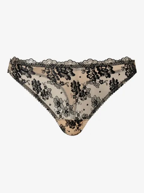 TWINSET bikini bottom con bordado floral