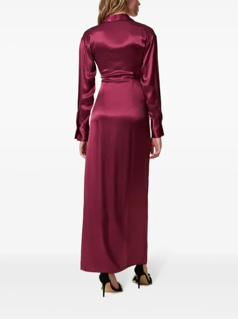 TWINSET satin-finish wrap dress 242TF2121 - 3