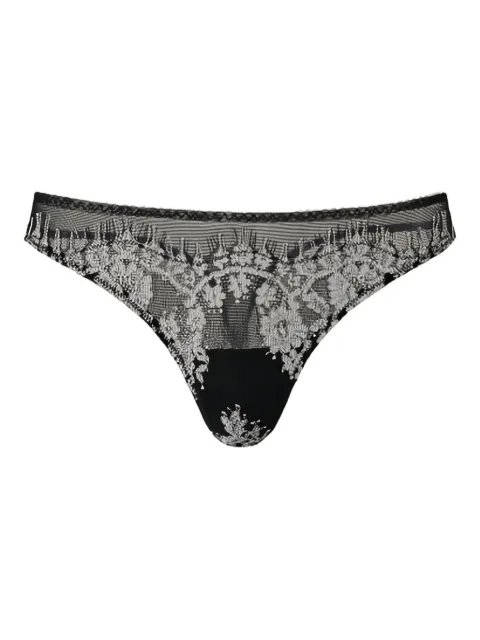 TWINSET lace-insert G-string thong 