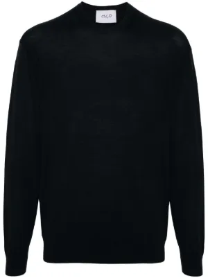 Ralph Lauren Purple Label Suéter De Tricô Em Cashmere | Preto