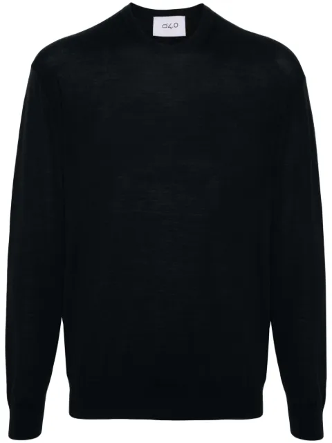 D4.0 suéter con cuello redondo