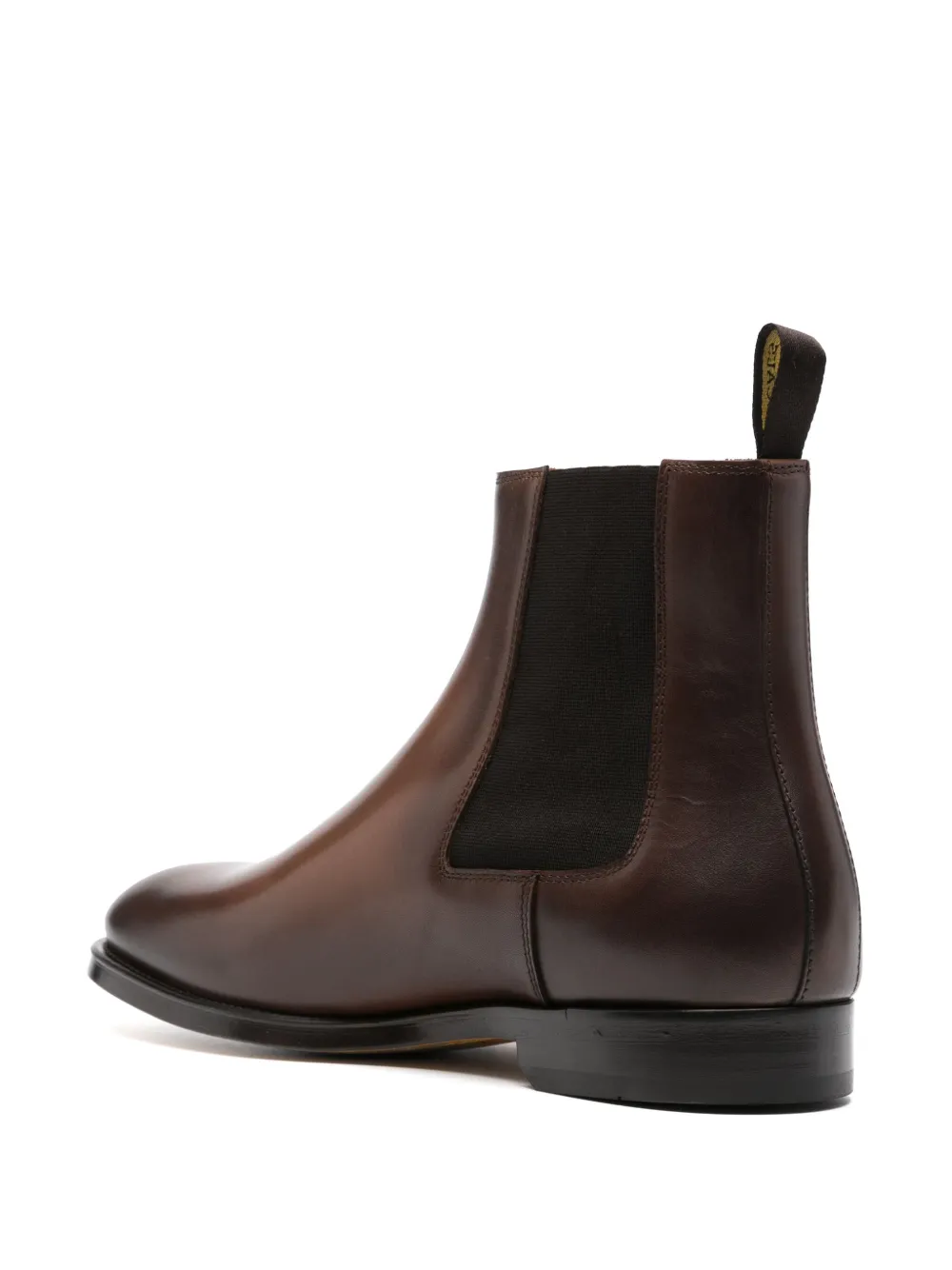 Doucal's leather Chelsea boots Brown