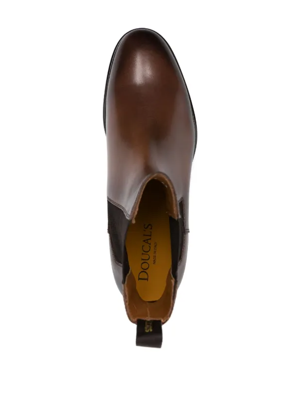 Doucal's レザー チェルシーブーツ | ブラウン | FARFETCH JP