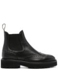 Doucal's leather ankle boots - Black