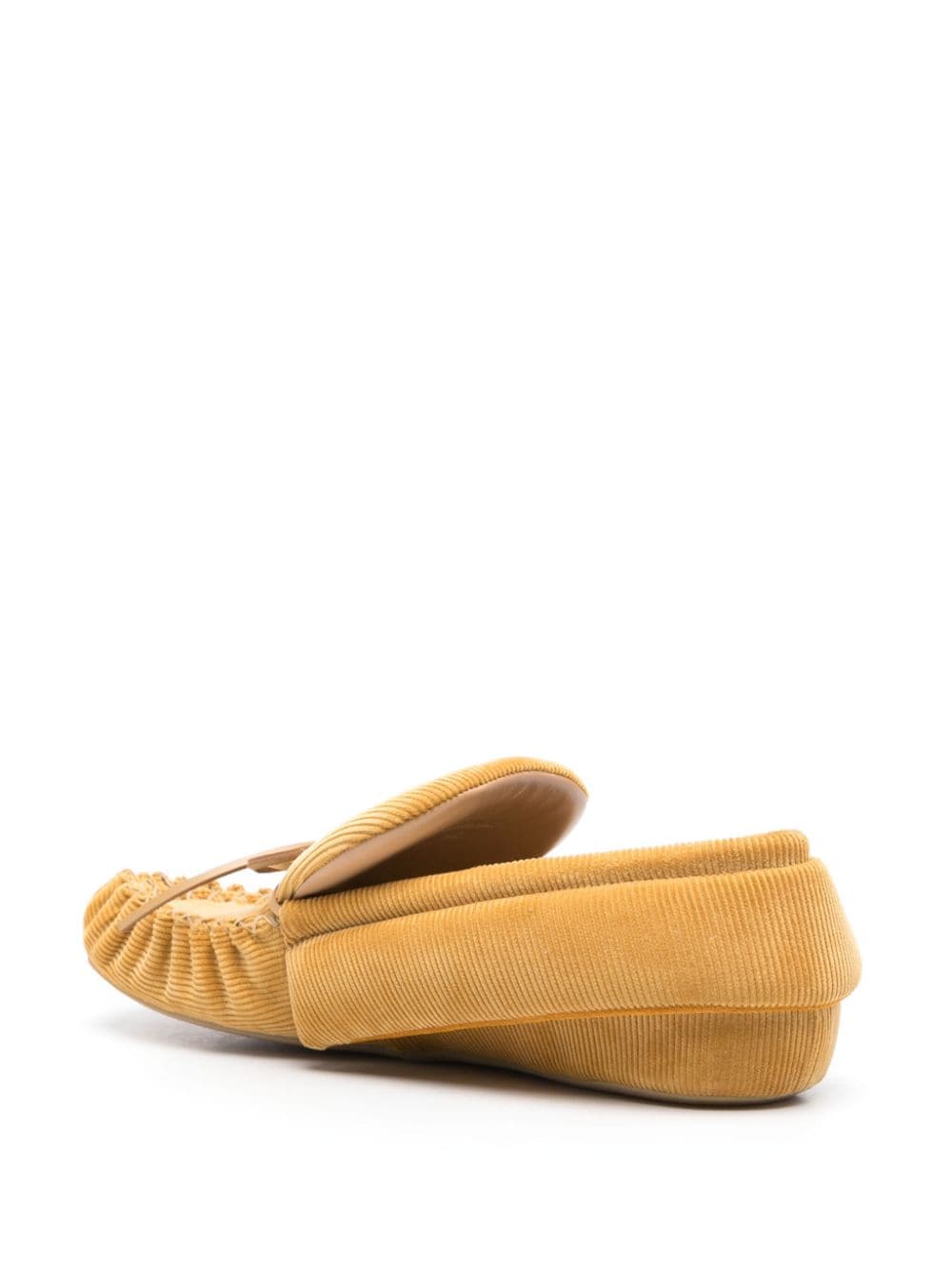 Shop Jw Anderson Bow-embellished Loafers In Yellow