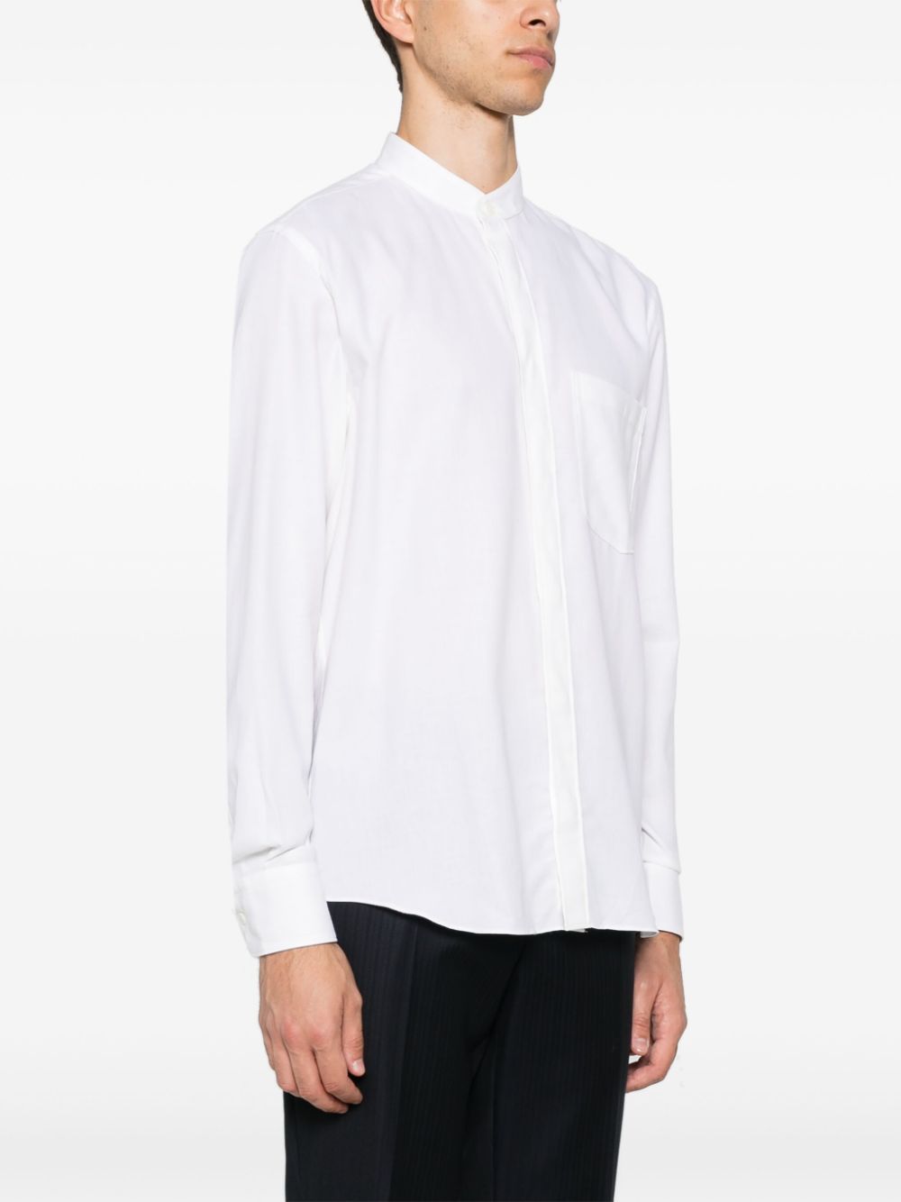 Shop Zegna Round-neck Shirt In White