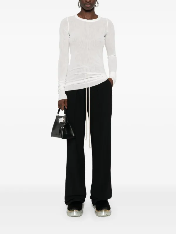 Rick Owens Dietrich Drawstring Trousers | Black | FARFETCH