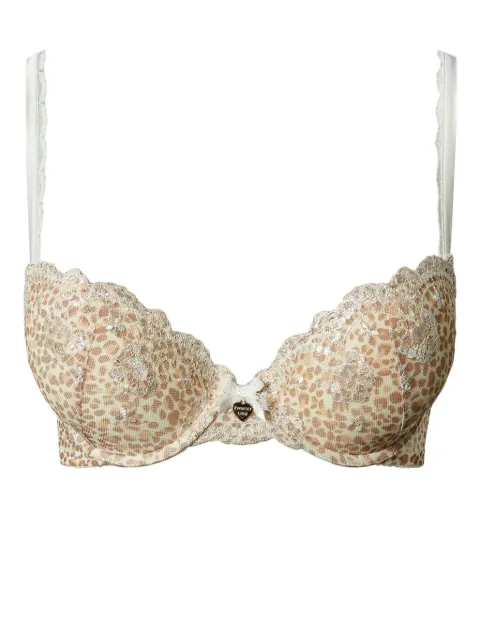 TWINSET animal print push-up bra 