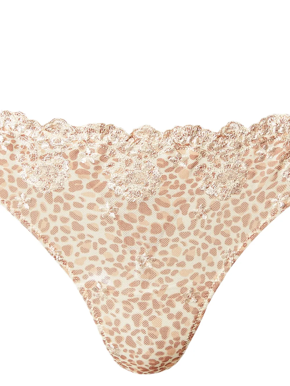 TWINSET String met luipaardprint - Beige