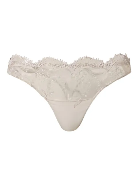 TWINSET lace-trimmed thong