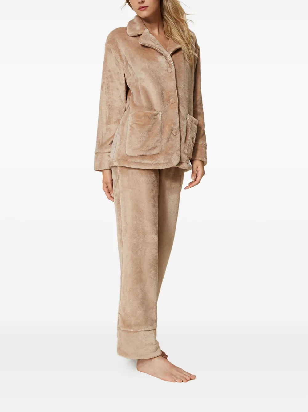 TWINSET faux-fur long-sleeve pajamas | Pyjama Sets | Image 2