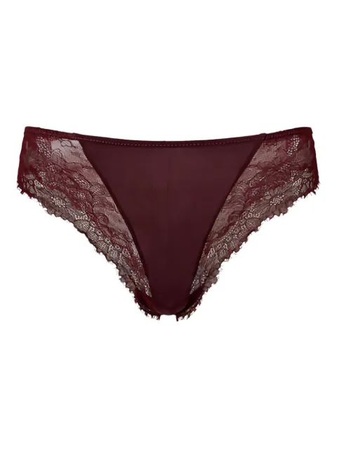 TWINSET lace-trimmed satin briefs