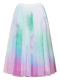 TWINSET sprayed-effect tulle full skirt - Blue