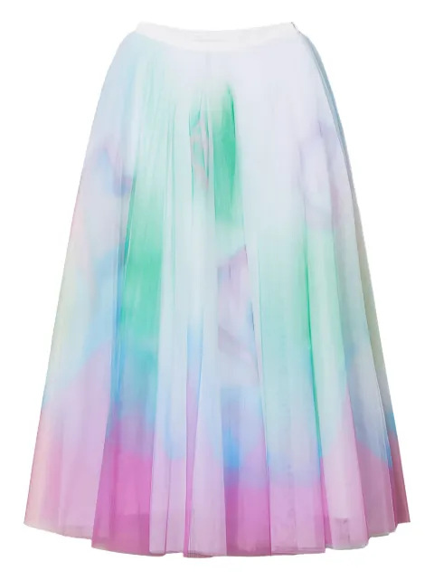 TWINSET sprayed-effect tulle full skirt