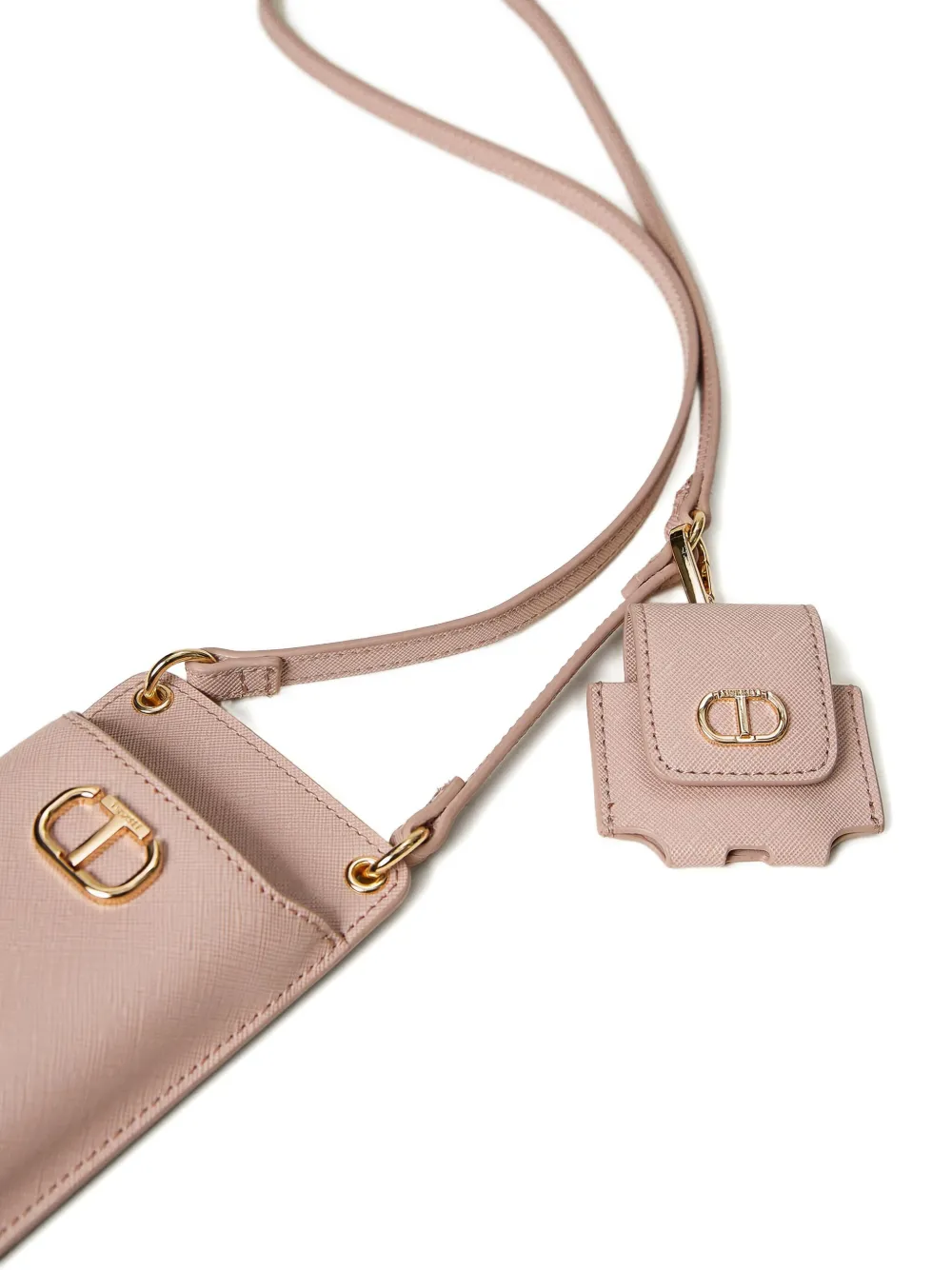 Twinset Shoulder-strap Phone Case In Pink