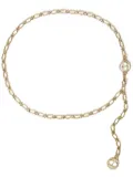 TWINSET logo-plaque belt - Gold