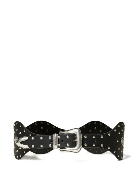 TWINSET stud-embellished wave belt
