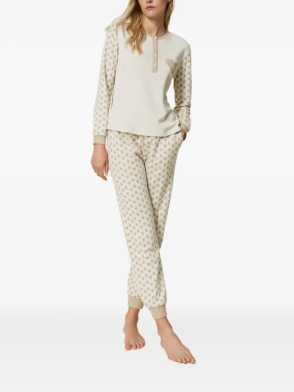 TWINSET jacquard-heart pajamas | Pyjama Sets | Image 2